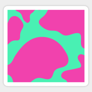 Pink cow hide Sticker